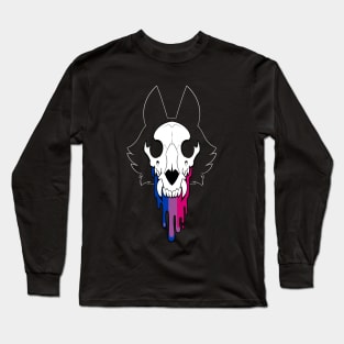 Skull Pride - Bisexual Long Sleeve T-Shirt